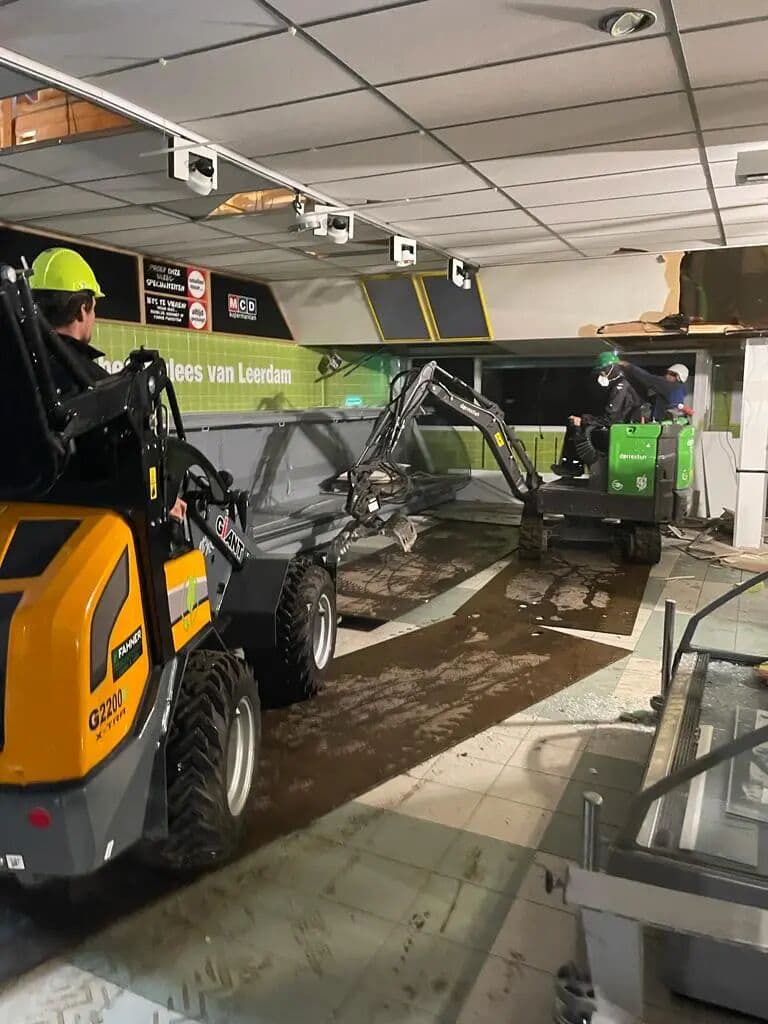Ontmantelen supermarkt Leerdam, foto 2