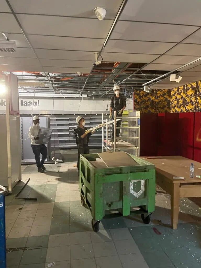 Ontmantelen supermarkt Leerdam, foto 4