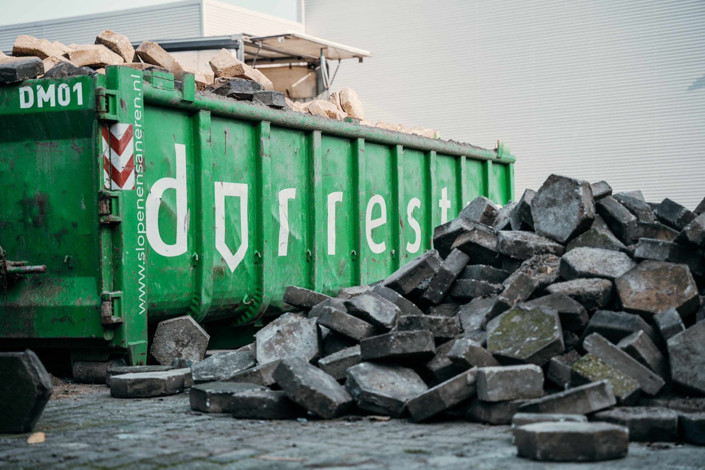 Sloopmaterialen als grondstof