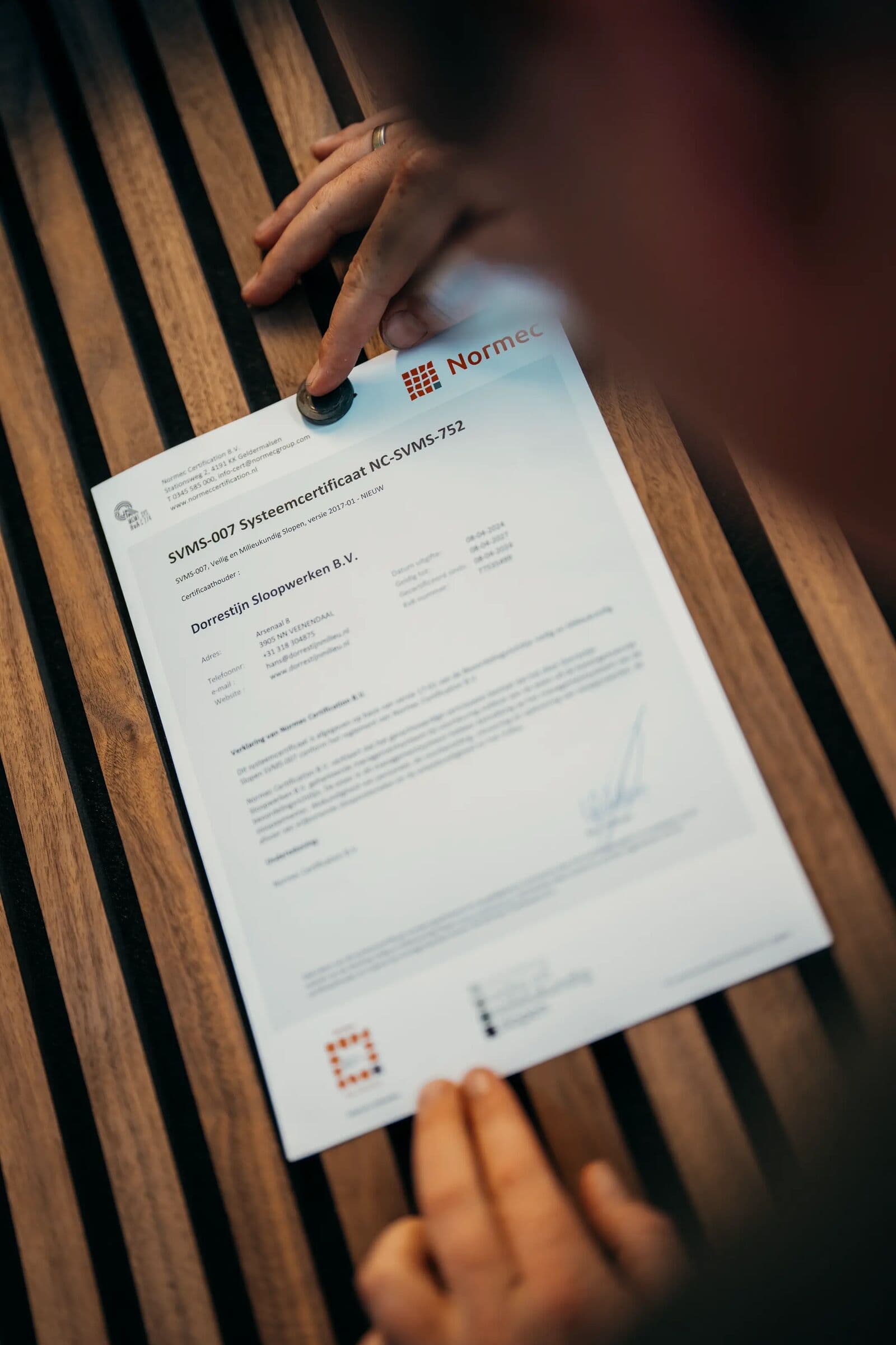 Veilig en milieukundig slopen: SVMS-007 certificaat, foto 3
