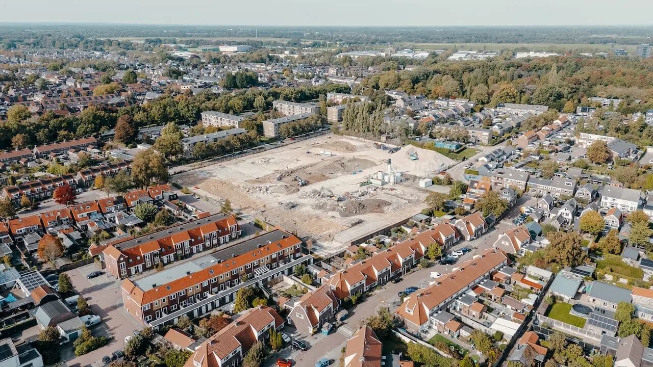 Bodemsanering en bouwrijp maken ’t Vennehof Veenendaal, foto 2
