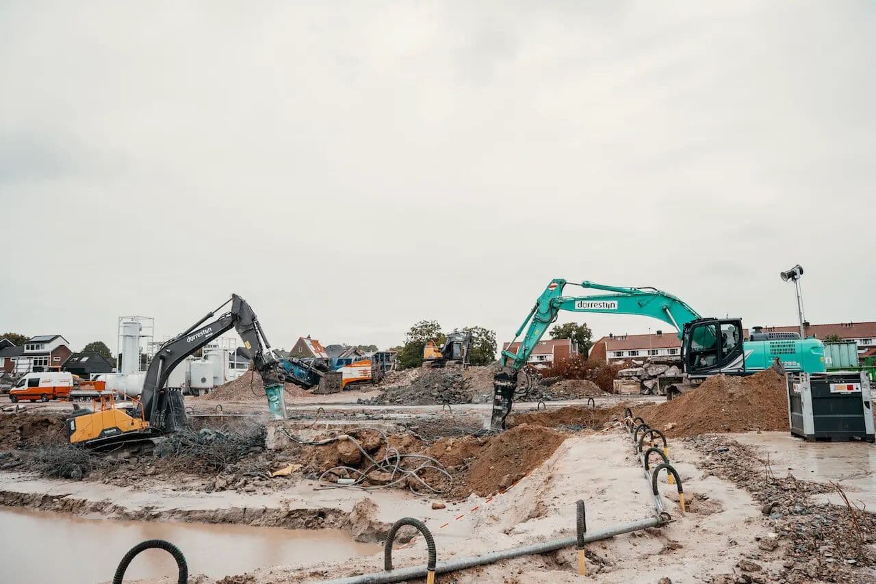 Bodemsanering en bouwrijp maken ’t Vennehof Veenendaal, foto 7