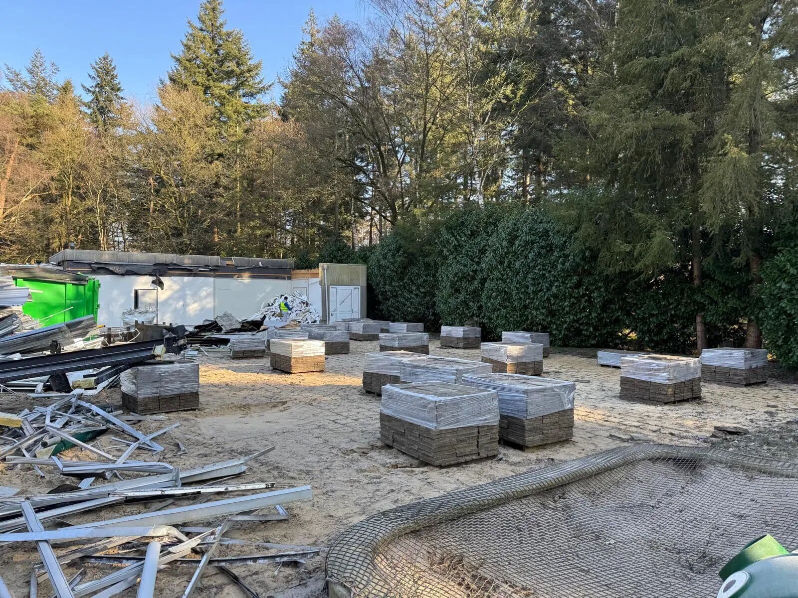 Ontmanteling schoolgebouw Leersum, foto 3