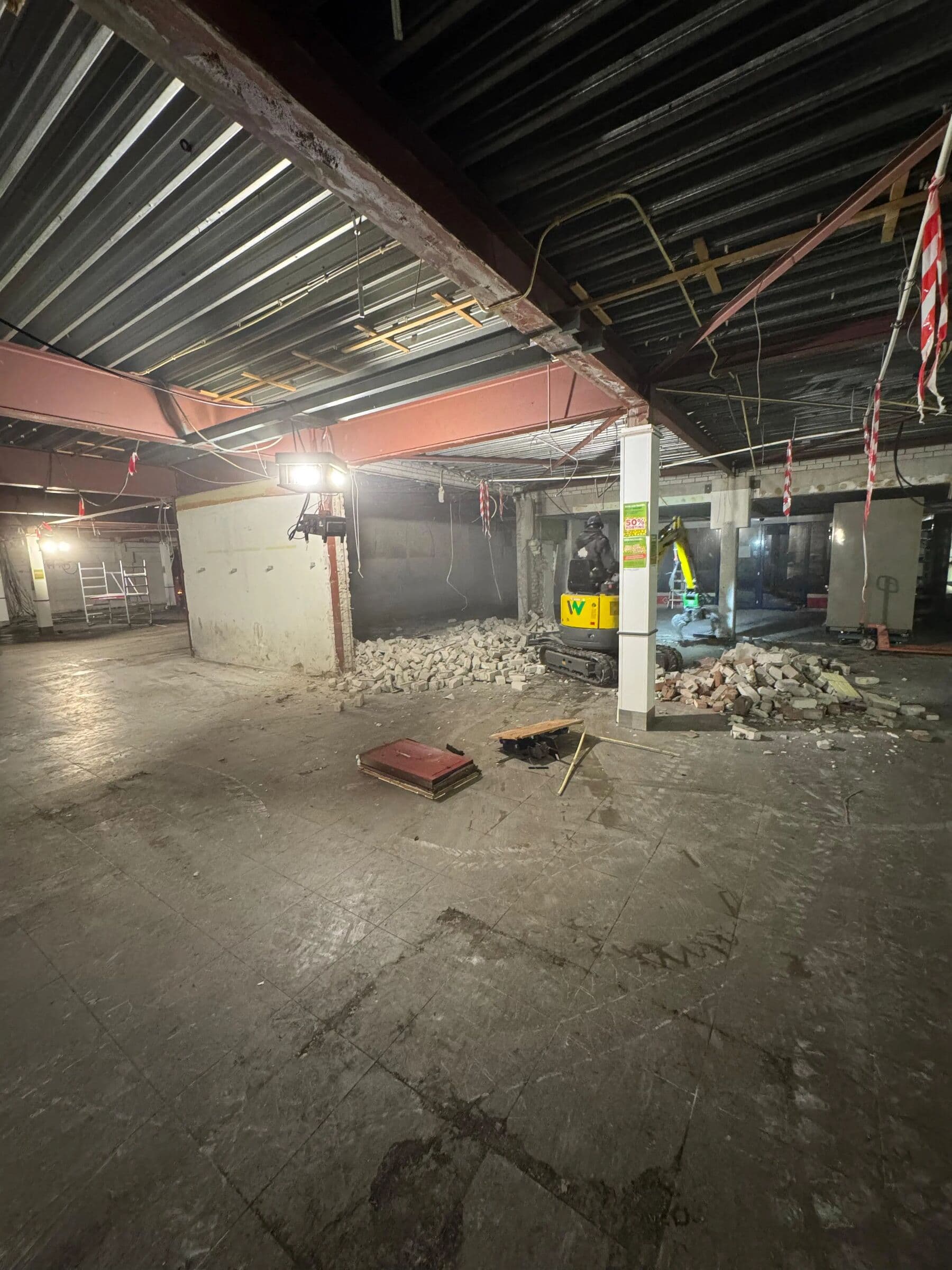 Ontmanteling supermarkt Purmerend, foto 7