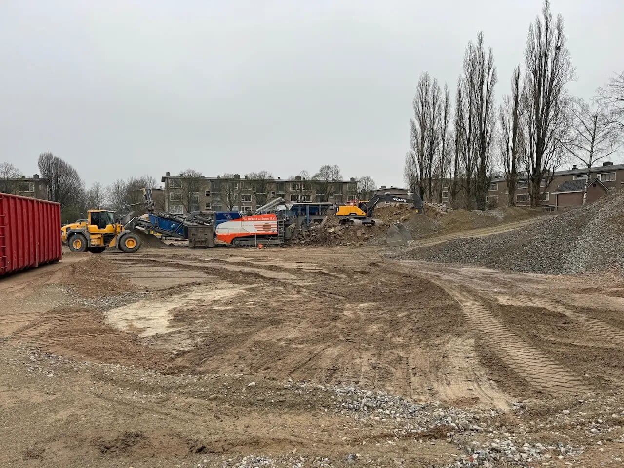 Update project ’t Vennehof Veenendaal: puin breken en verwerken, foto 4