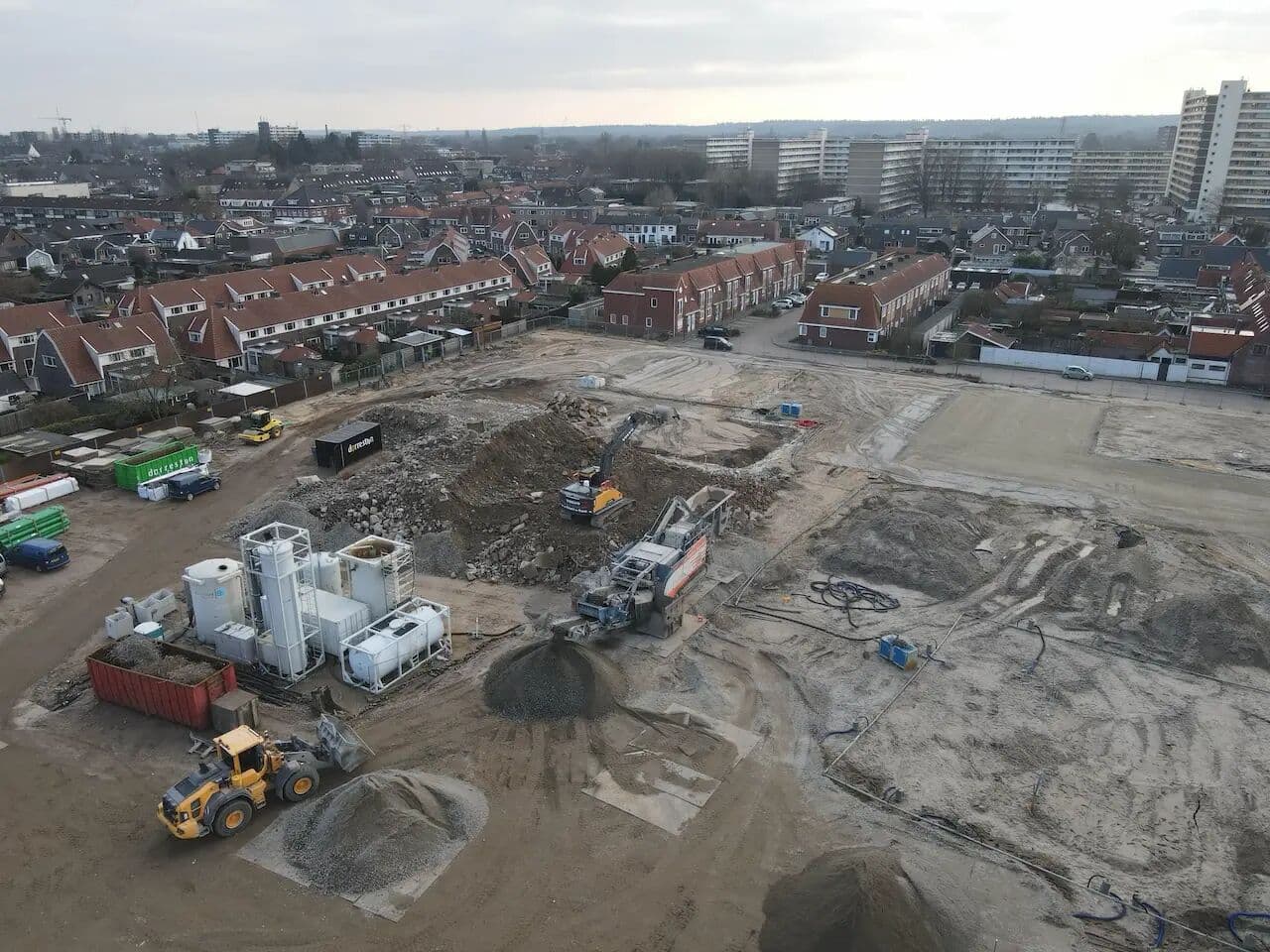Update project ’t Vennehof Veenendaal: puin breken en verwerken, foto 6